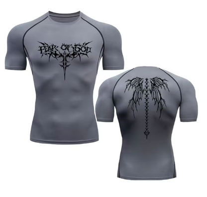 Anime Print Quick-Dry Gym T-Shirt