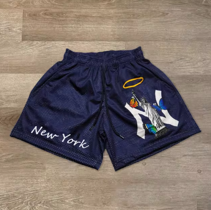 Y2K Graphic Gym Shorts for Men