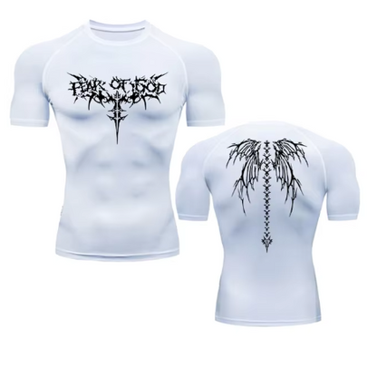 Anime Print Quick-Dry Gym T-Shirt