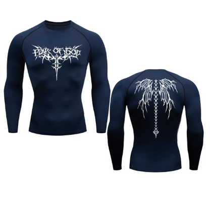 Anime Print Quick-Dry Gym T-Shirt