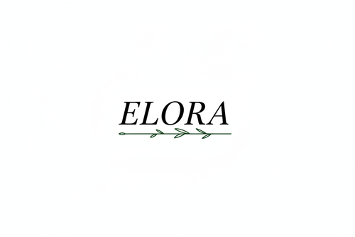 Elora Logo - Italic Botanical